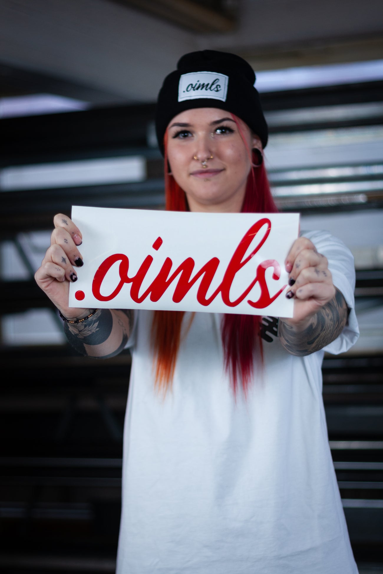 oimls - logo sticker gross – .oimls - Premium Snackwear