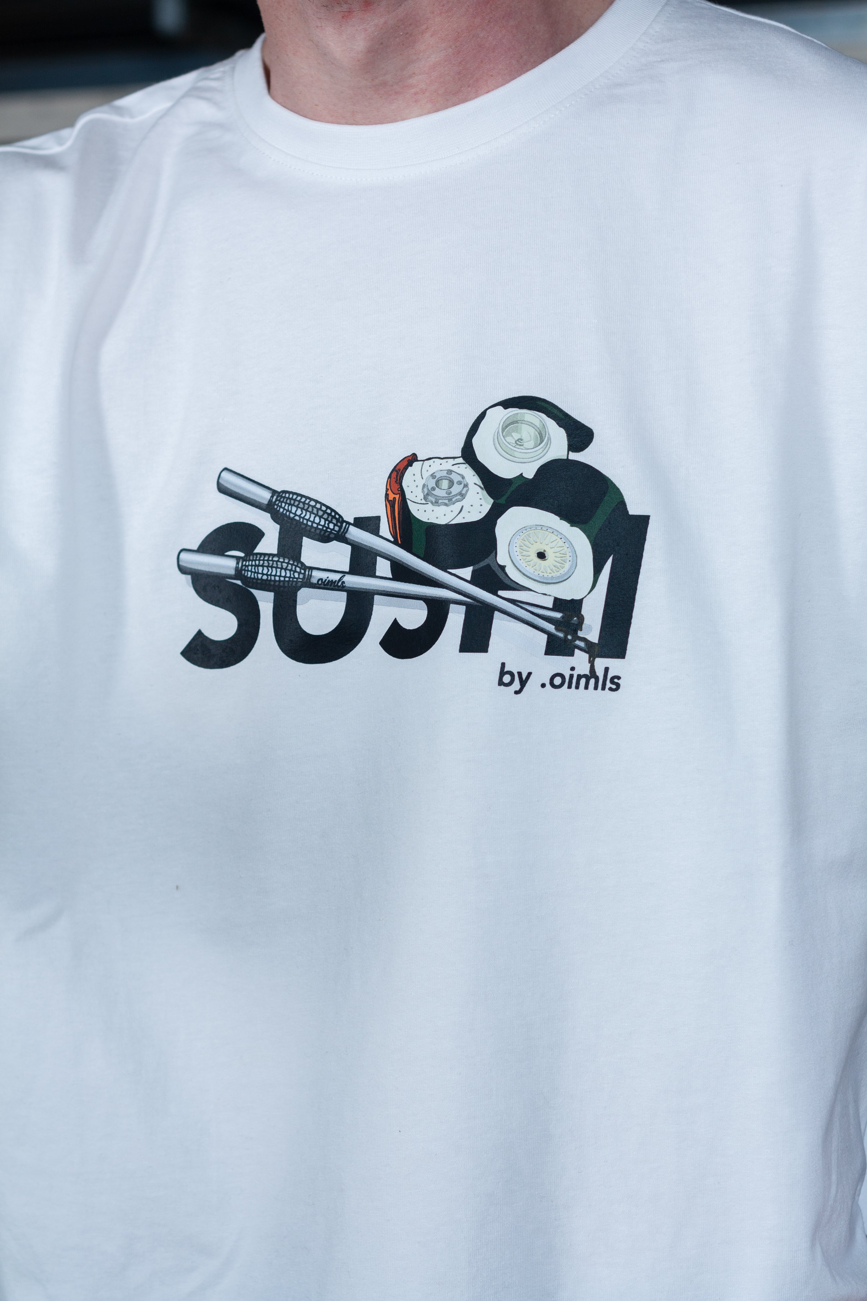 .oimls - sushi shirt white