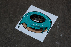 .oimls - donut sticker türkis