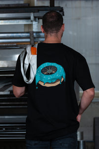 .oimls - türkis donut shirt black
