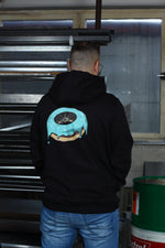 Lade das Bild in den Galerie-Viewer, .oimls - türkis donut hoodie black
