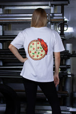 Lade das Bild in den Galerie-Viewer, .oimls - pizza shirt white
