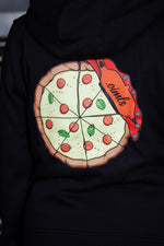 Lade das Bild in den Galerie-Viewer, .oimls - pizza hoodie black
