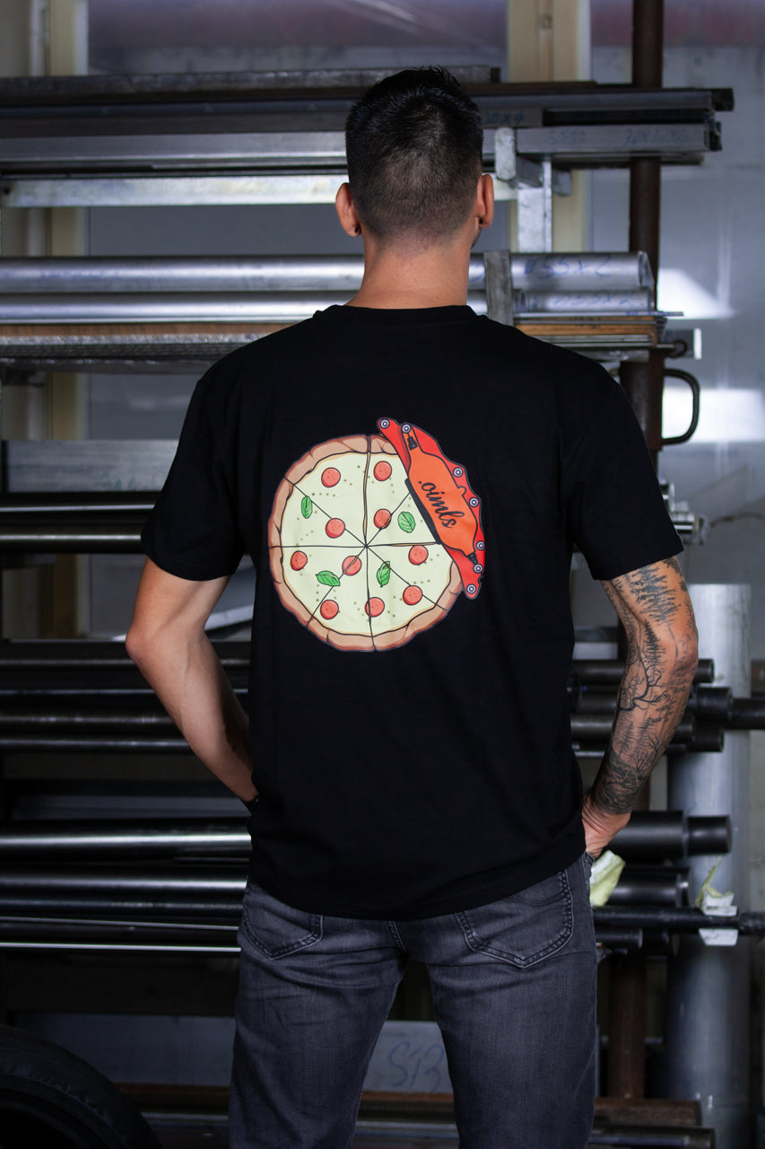 .oimls - pizza shirt black
