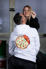 Lade das Bild in den Galerie-Viewer, .oimls - pizza hoodie white
