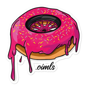 .oimls - donut sticker pink